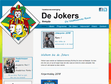 Tablet Screenshot of jokersbeegden.nl